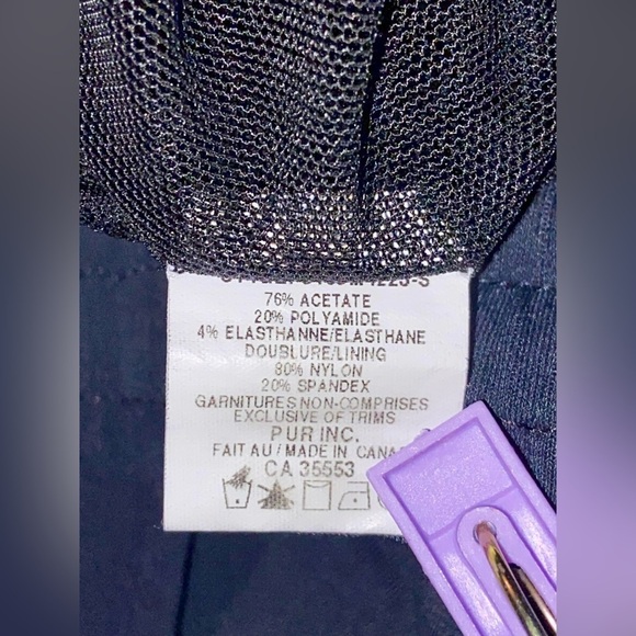 Women Iris Setlakwe navy blue white stripe paperbag waist‎ Jogger pants Sz small - Picture 4 of 12